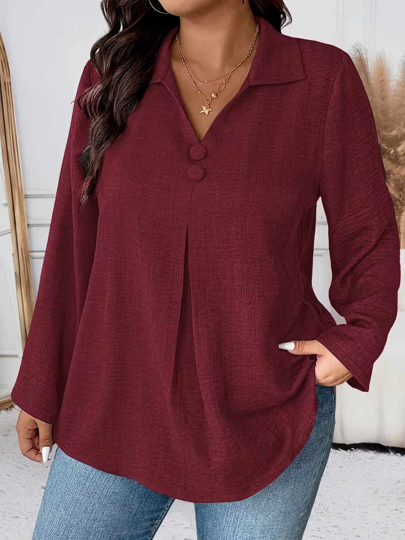 Petra - Chemise manches longues boutonnée