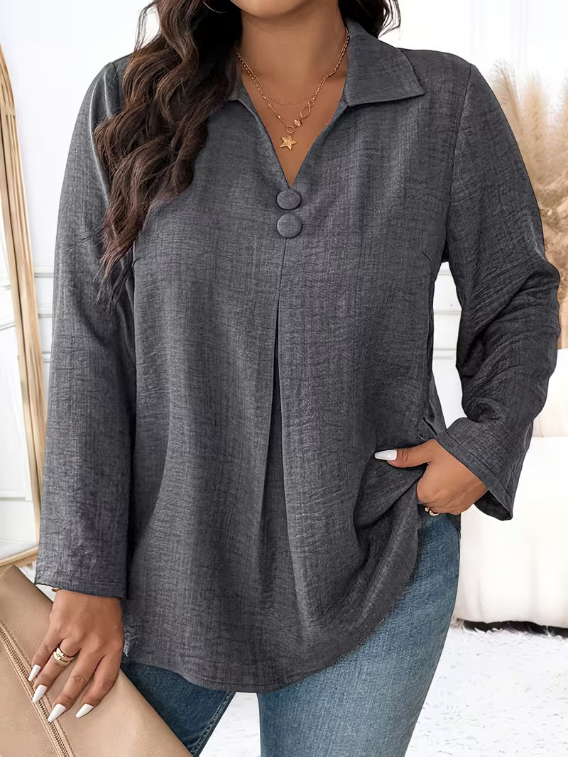 Petra - Chemise manches longues boutonnée