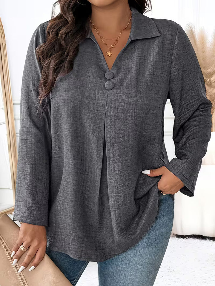 Petra - Chemise manches longues boutonnée