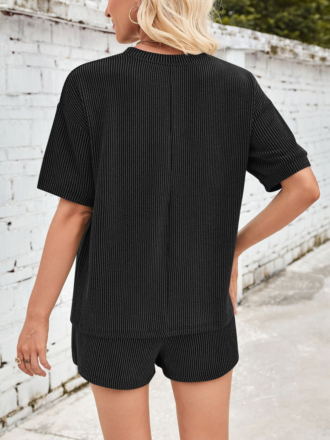 Solenne | Ensemble en velours côtelé sans effort