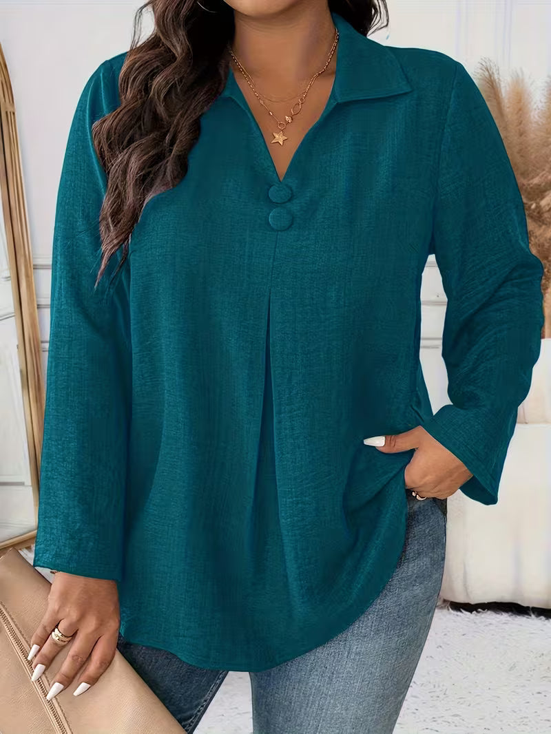 Petra - Chemise manches longues boutonnée