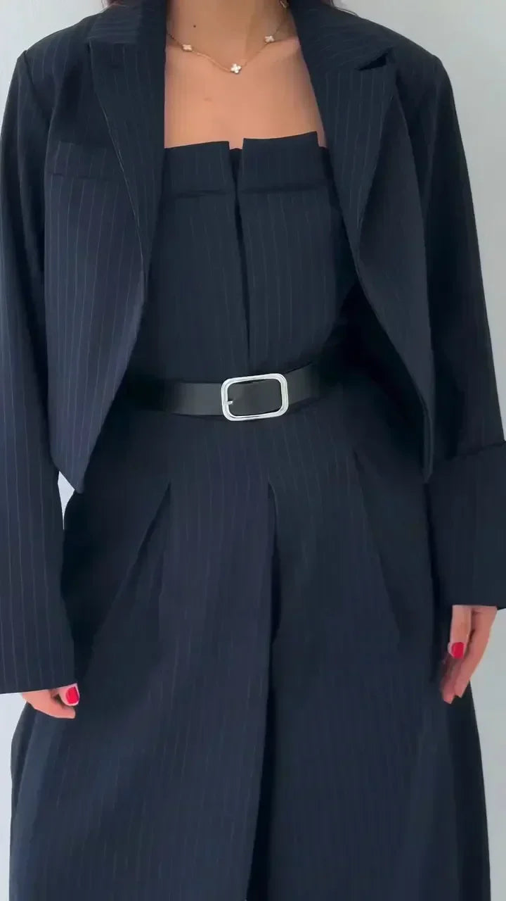 Claudine | Ensemble bustier 3 pièces élégant