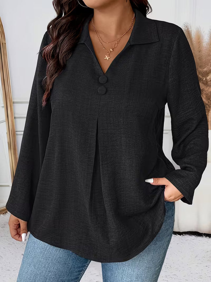 Petra - Chemise manches longues boutonnée