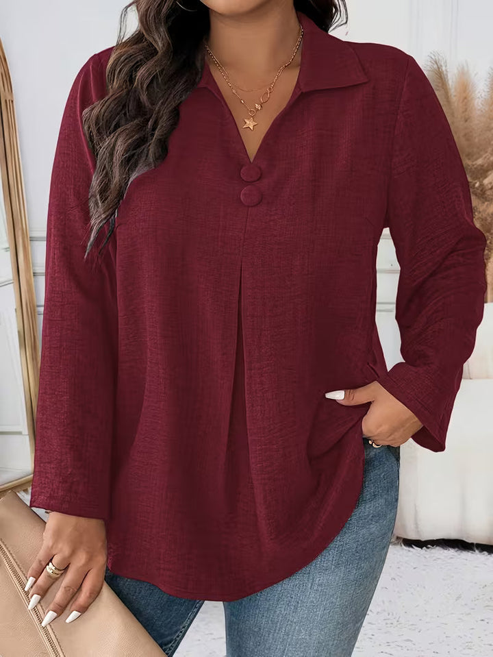 Petra - Chemise manches longues boutonnée