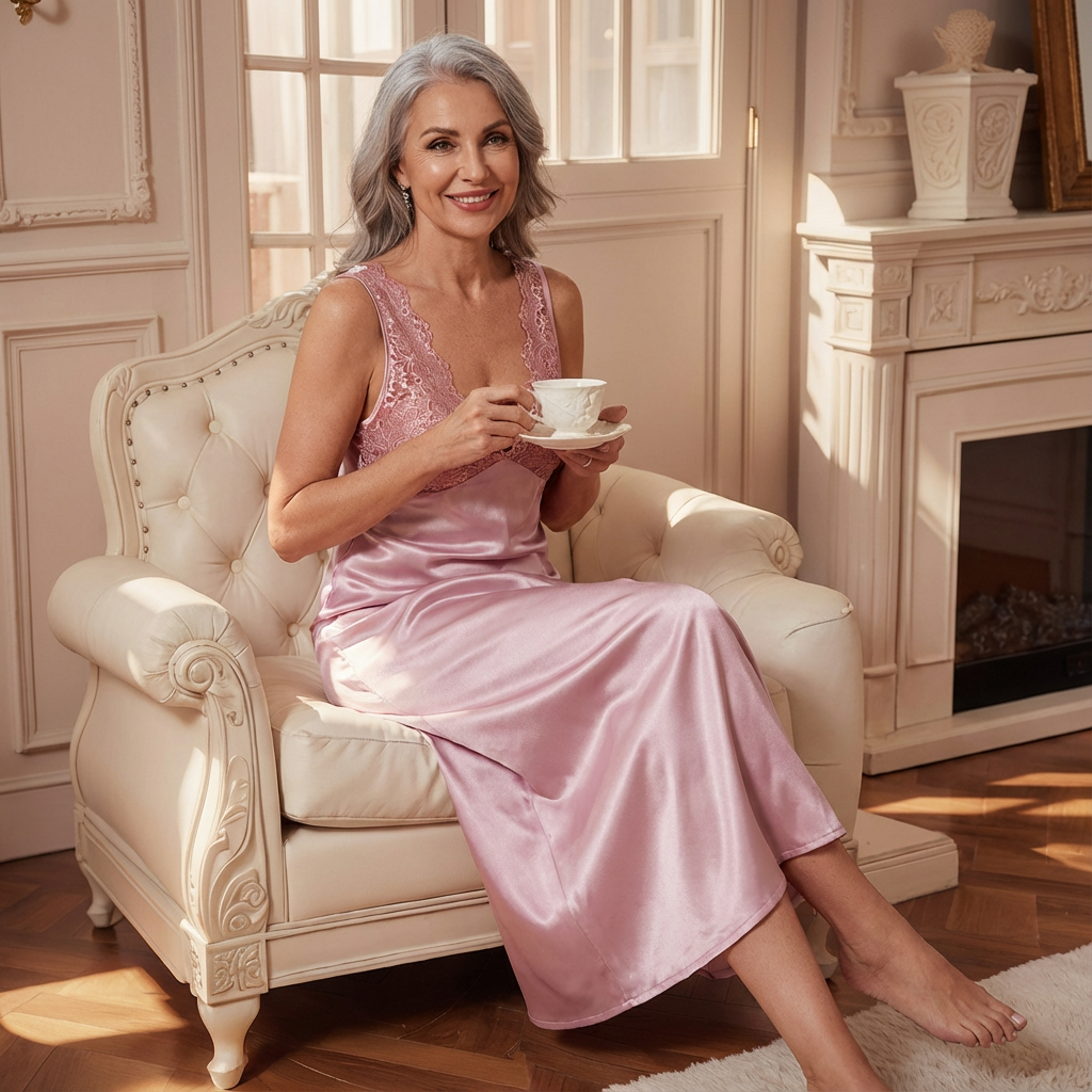 Rosalie | Delicate Lace Backless Nightdress