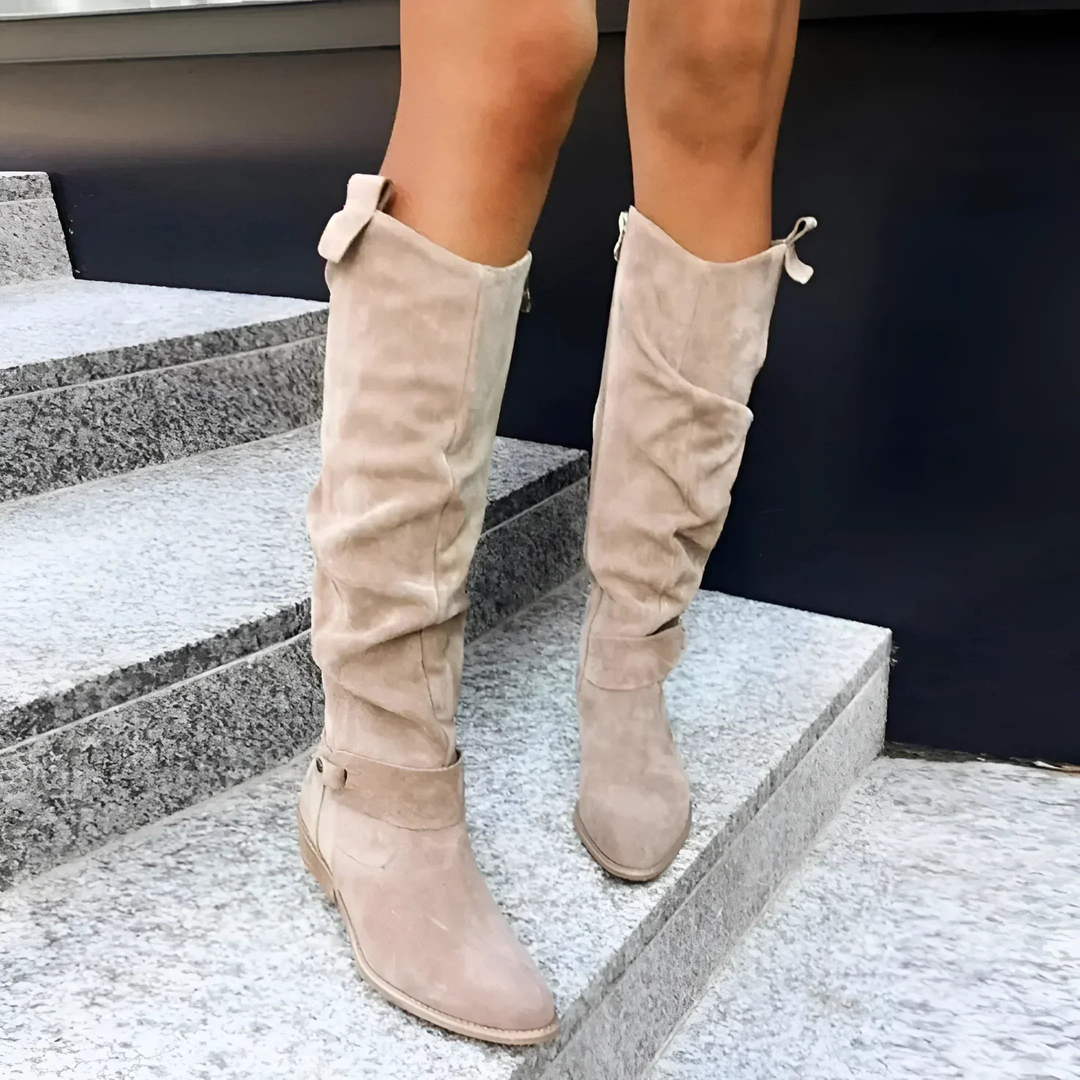 Jordyn™ | Bottes hautes élégantes en daim