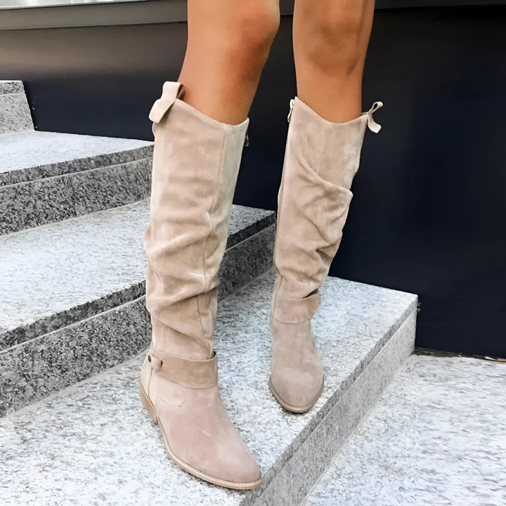 Jordyn™ | Bottes hautes élégantes en daim