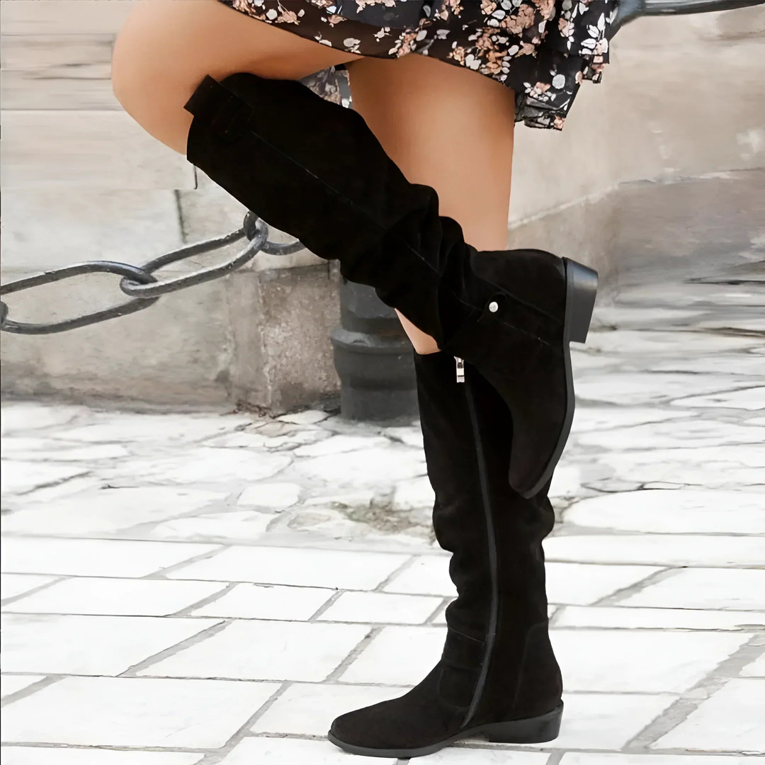 Jordyn™ | Bottes hautes élégantes en daim