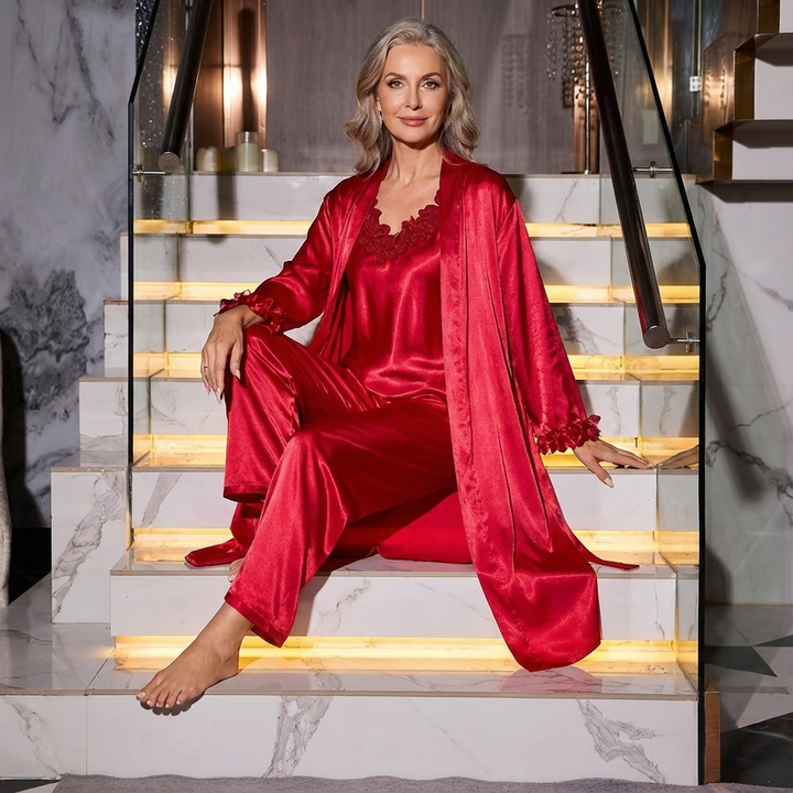 Eunice | Three-Piece Pajama Set