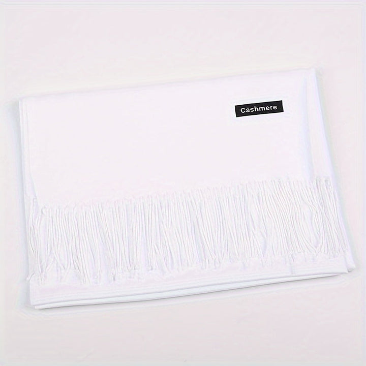 Classic Warm Cashmere Winter Scarf
