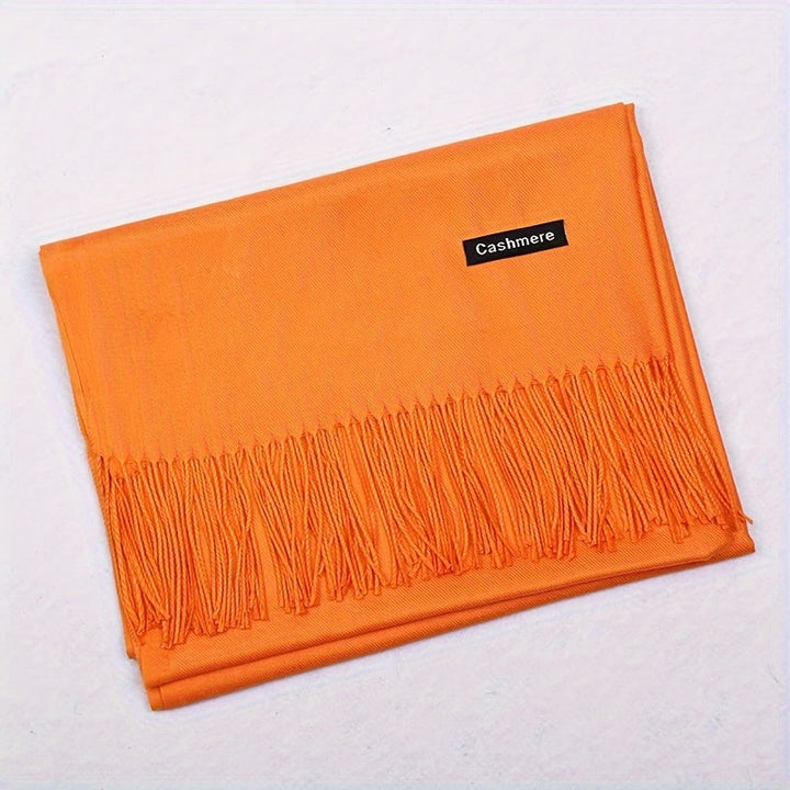 Classic Warm Cashmere Winter Scarf