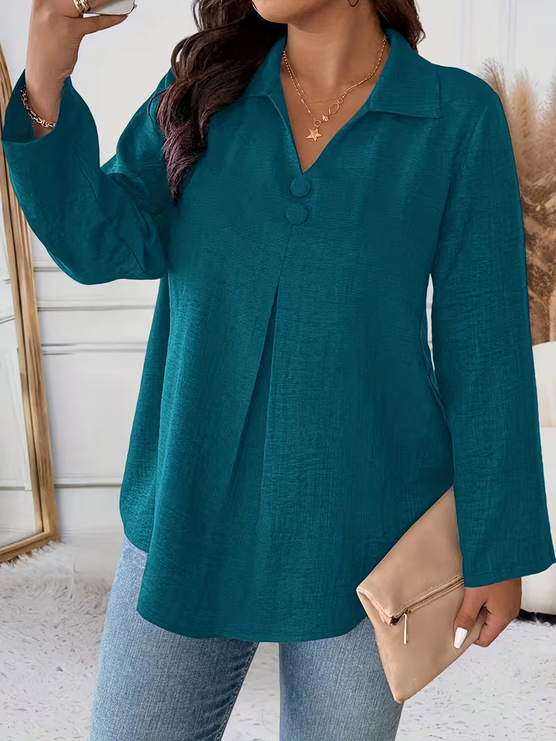 Petra - Chemise manches longues boutonnée