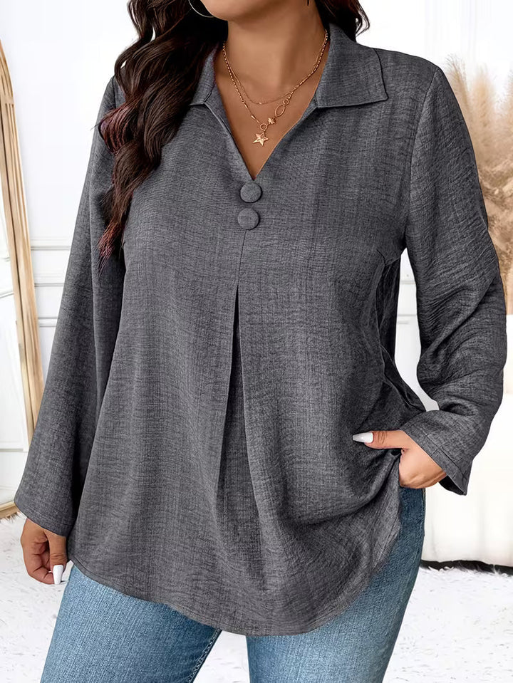 Petra - Chemise manches longues boutonnée