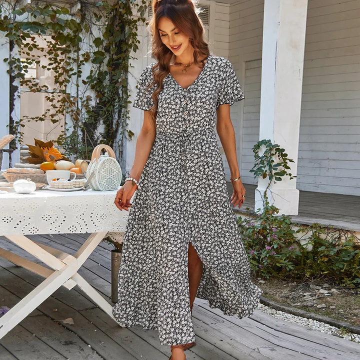 Robe Sophia - Splendeur florale d'été