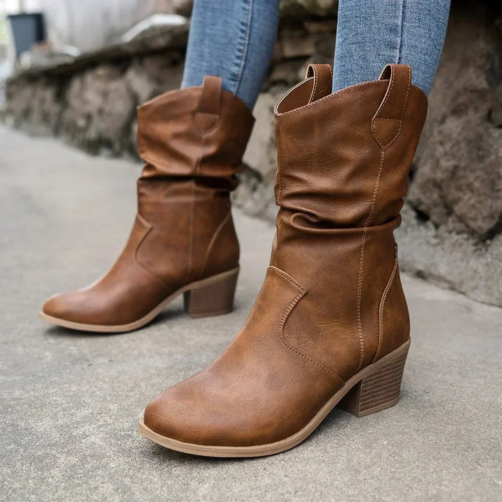 Colette™ | Bottes western classiques mi-mollet