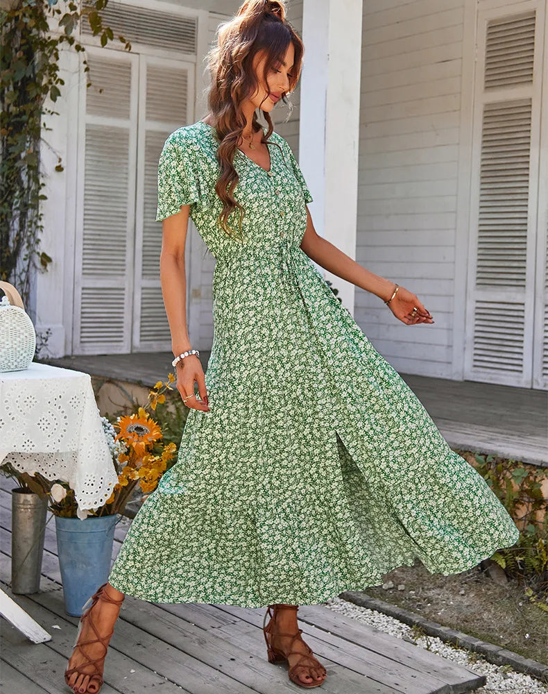 Robe Sophia - Splendeur florale d'été