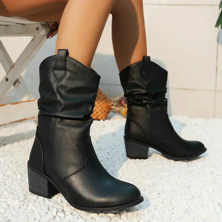 Colette™ | Bottes western classiques mi-mollet