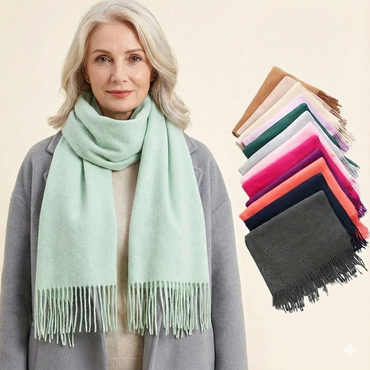 Classic Warm Cashmere Winter Scarf