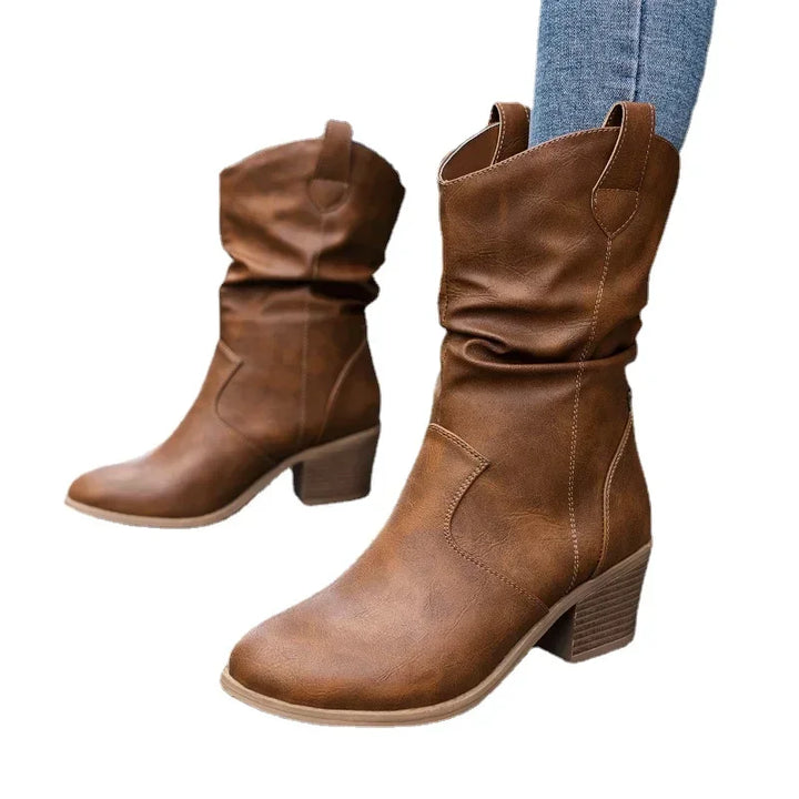 Colette™ | Bottes western classiques mi-mollet