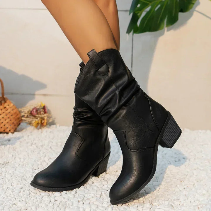 Colette™ | Bottes western classiques mi-mollet
