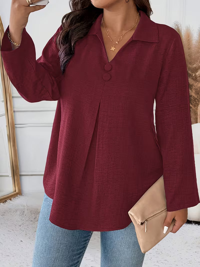 Petra - Chemise manches longues boutonnée