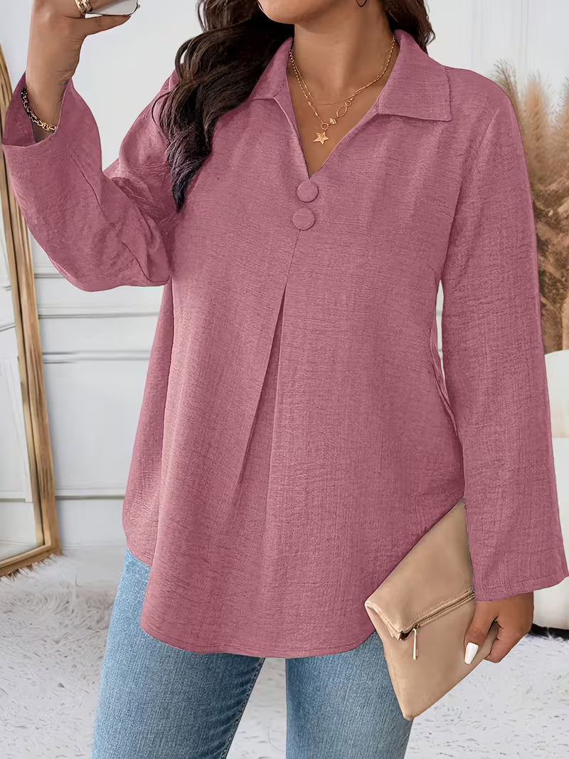 Petra - Chemise manches longues boutonnée