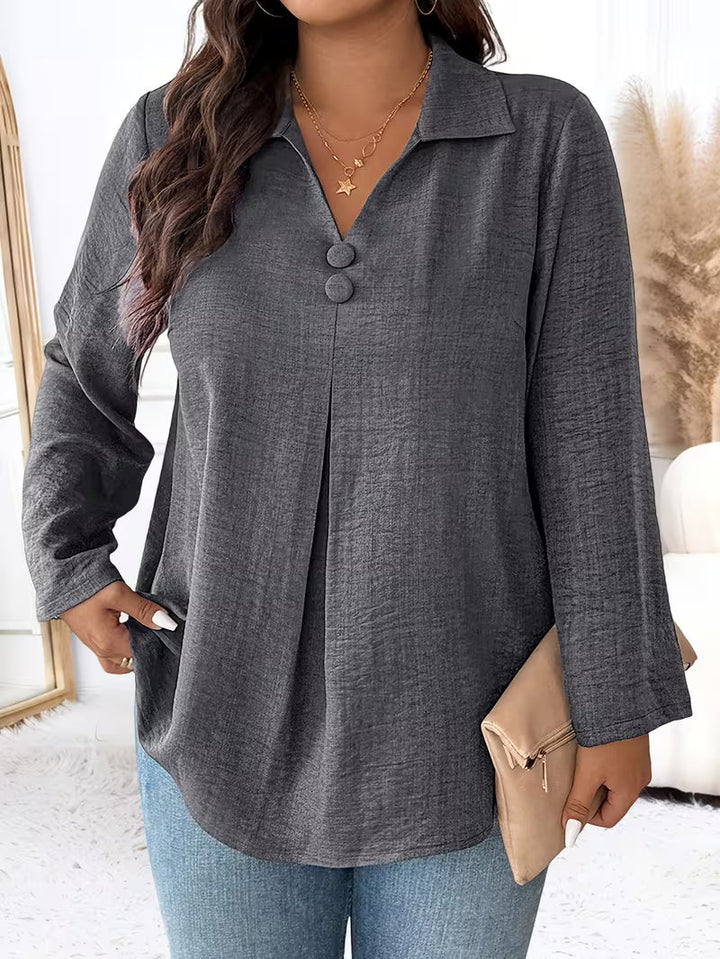 Petra - Chemise manches longues boutonnée