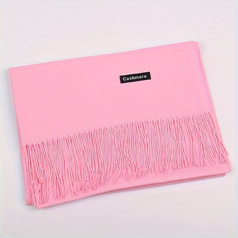 Classic Warm Cashmere Winter Scarf