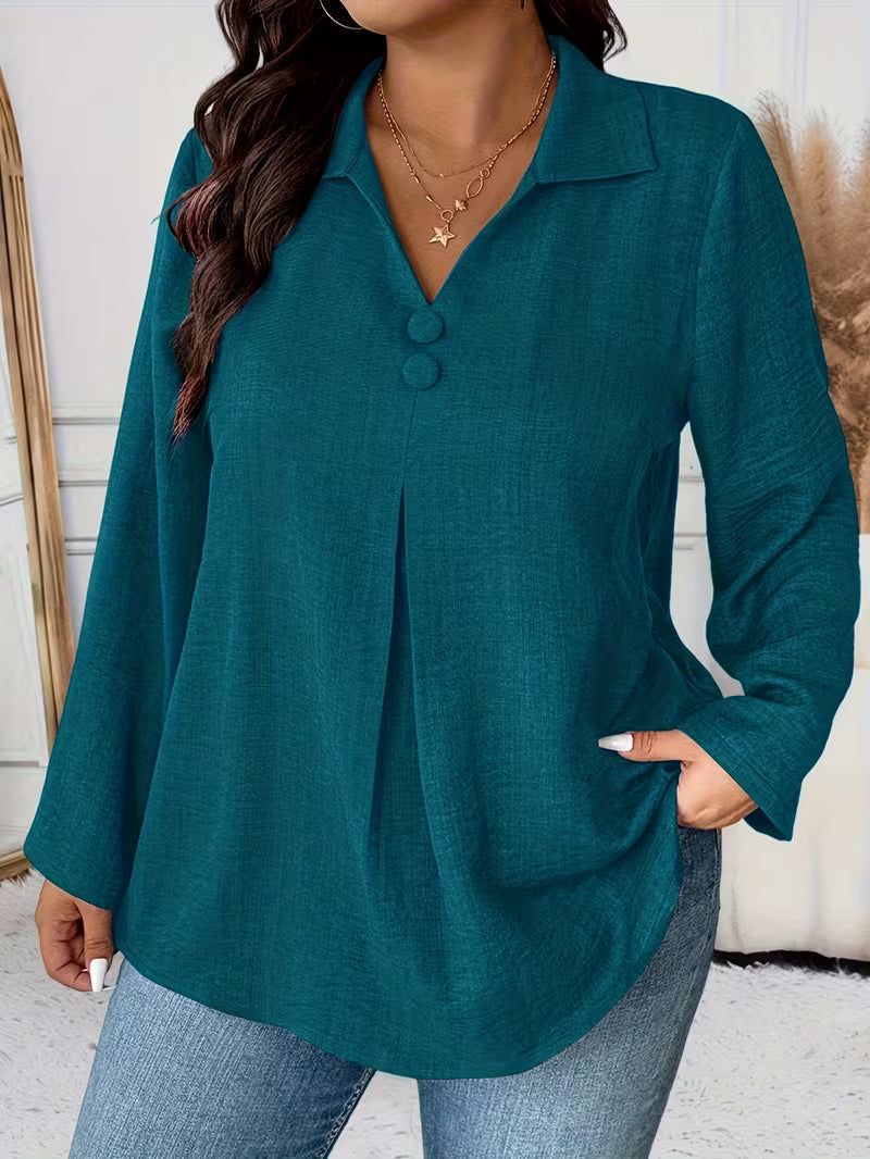 Petra - Chemise manches longues boutonnée