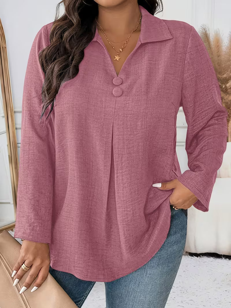 Petra - Chemise manches longues boutonnée