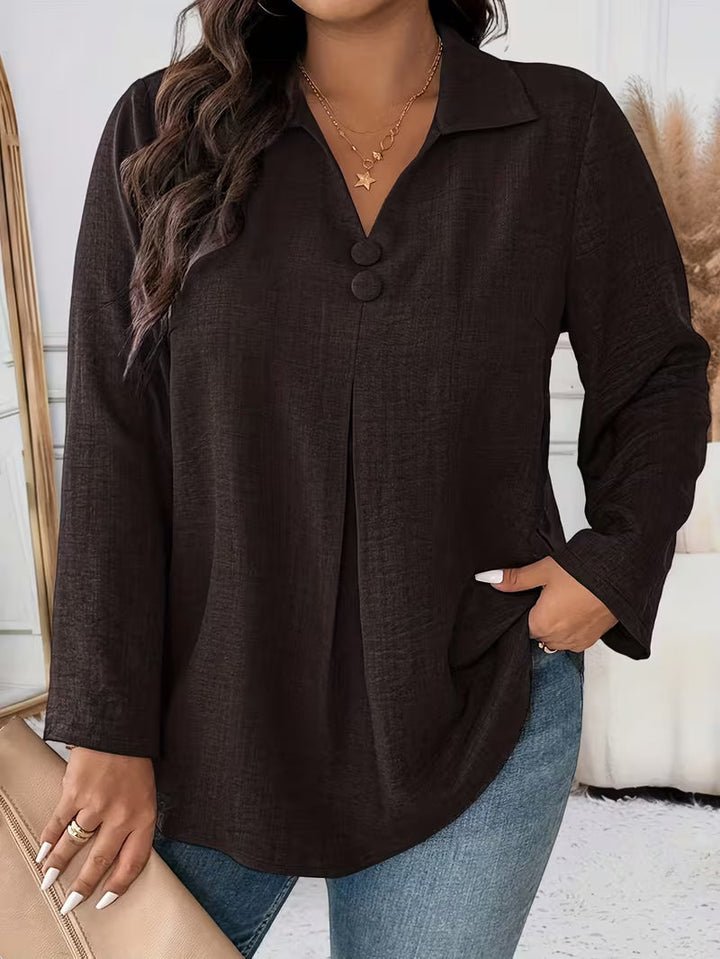 Petra - Chemise manches longues boutonnée