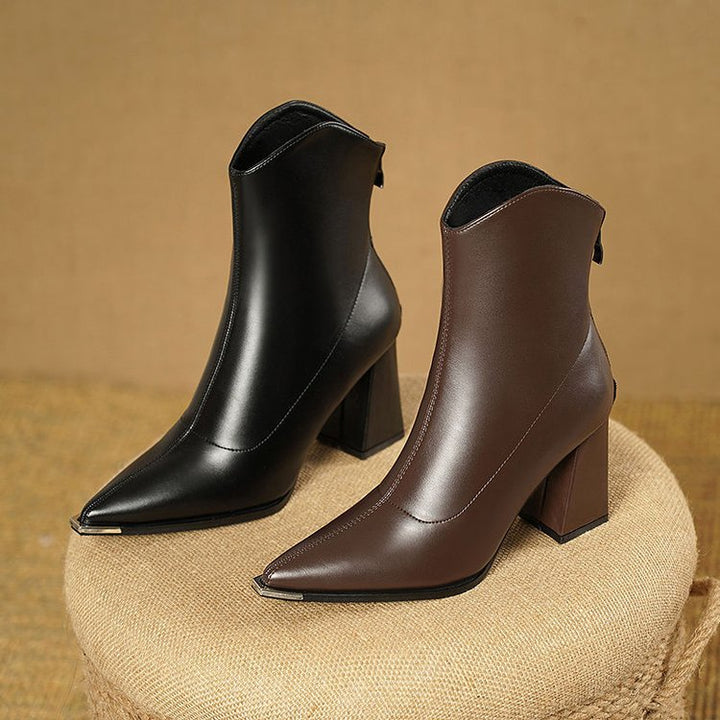 NOX™ - Bottines Chelsea à bout chromé